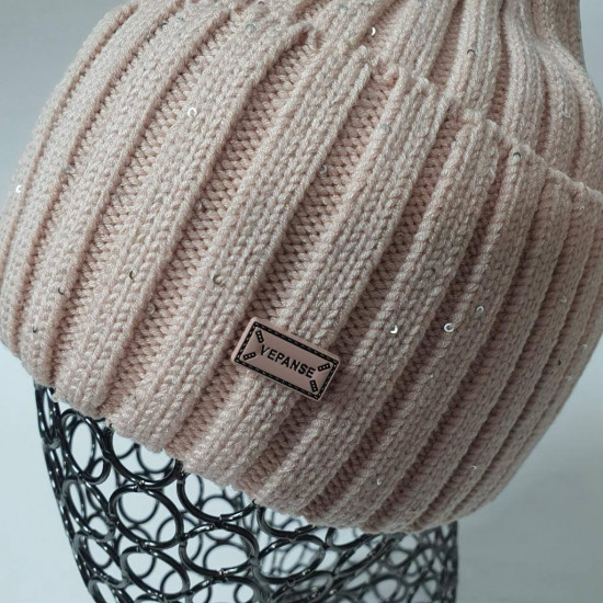 Шапка женская с отворотом «Анабель»