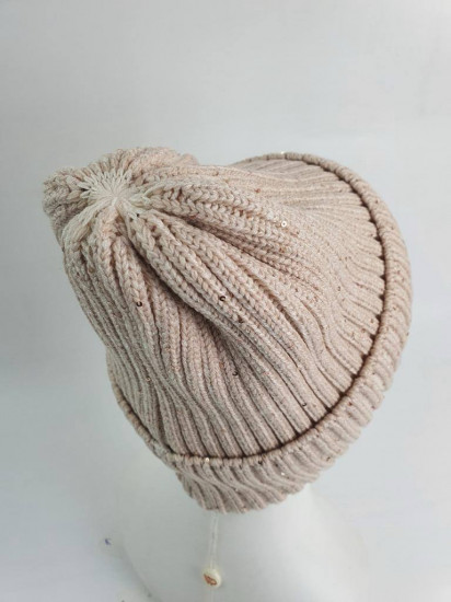 Шапка женская с отворотом «Кристалл»