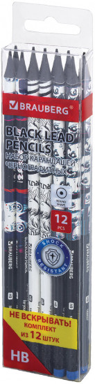 Набор чернографитных карандашей