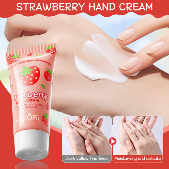 Подарочный набор «Strawberry Hand Crem & Lip Balm»
