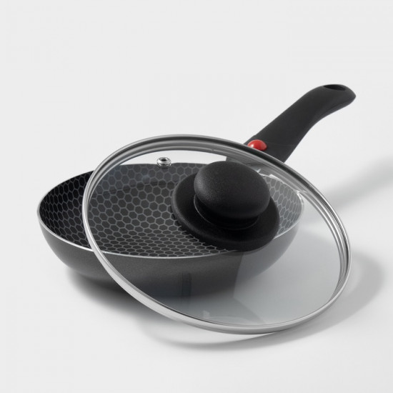 Сковорода с крышкой и съёмной ручкой «Forever»
