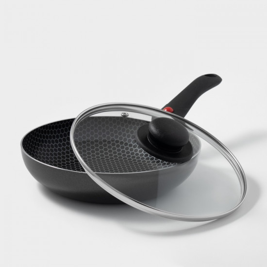 Сковорода с крышкой и съёмной ручкой «Forever»