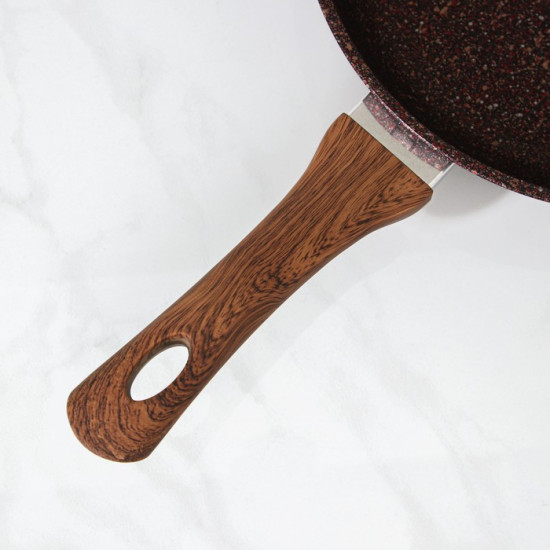 Сковорода с крышкой «Granit ultra red»