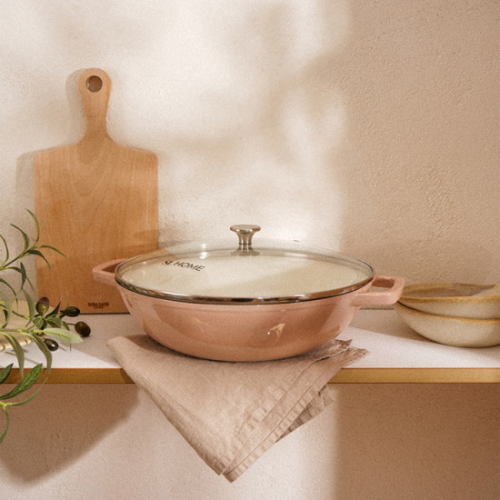 Сковорода-вок с крышкой