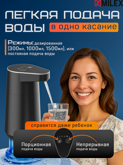 Помпа для воды электрическая MIlex MD27B