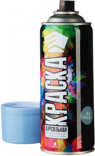  Краска аэрозольная, фиолетовая