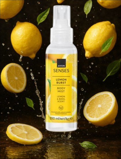 Парфюмированный спрей для тела «Лимонный взрыв»