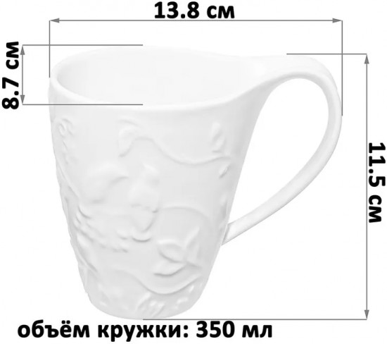 Набор кружек «Птички на ветке»