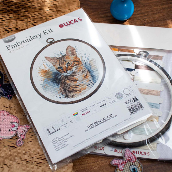 Набор для вышивания «Бенгальская кошка»