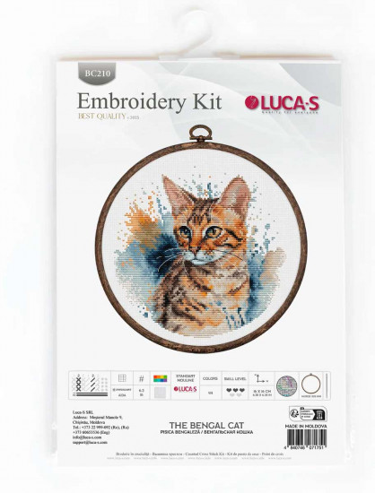 Набор для вышивания «Бенгальская кошка»