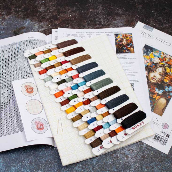 Набор для вышивания «Бабочки магия»