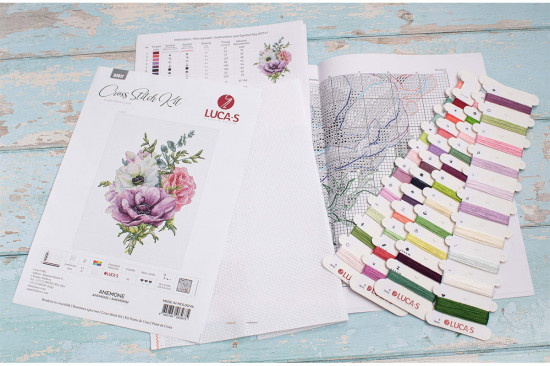 Набор для вышивания «Анемоны»