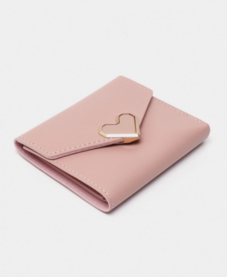 Мини-кошелёк с застёжкой в форме сердца