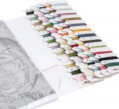 Набор для вышивания «Ваза с розами и птицами» - Фото 3