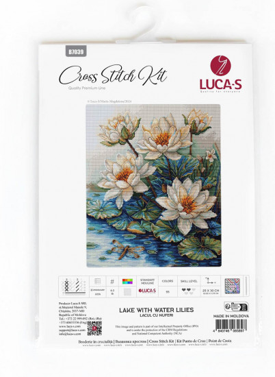 Набор для вышивания «Озеро с водяными лилиями»