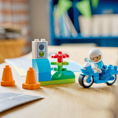 Конструктор Duplo 10471 Синий полицейский мотоцикл. Blue Police Motorcycle - Фото 4