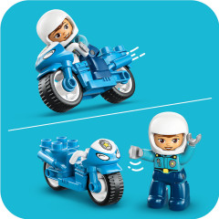 Конструктор Duplo 10471 Синий полицейский мотоцикл. Blue Police Motorcycle - Фото 7