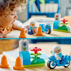 Конструктор Duplo 10471 Синий полицейский мотоцикл. Blue Police Motorcycle - Фото 9