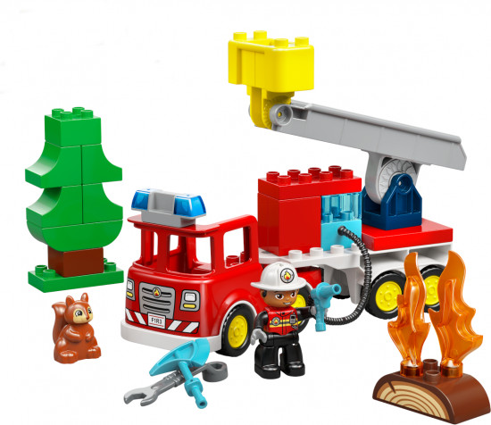 Конструктор LEGO® 10473 Пожарная машина со шлангом и пожарным