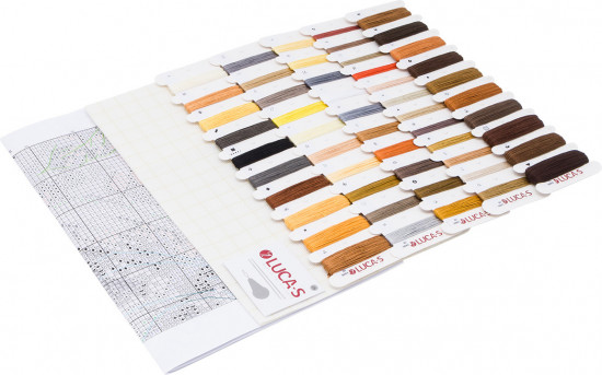 Набор для вышивания «Детёныш леопарда на рассвете»