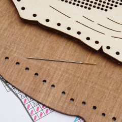 Набор для вышивания на деревянной основе «С лёгким паром!» - Фото 3