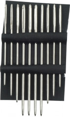 Набор игл швейных ручных никелированных для вышивки лентами - Фото 3