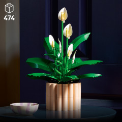 Конструктор Botanicals 11504 Спатифиллум. Peace Lily - Фото 4