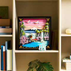 Конструктор Art 31218 Пейзаж с цветущей сакурой. Japanese Cherry Blossom Landscape - Фото 4