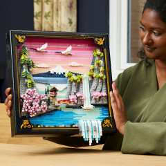 Конструктор Art 31218 Пейзаж с цветущей сакурой. Japanese Cherry Blossom Landscape - Фото 7