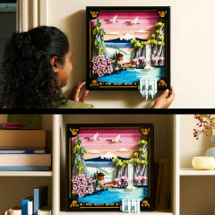 Конструктор Art 31218 Пейзаж с цветущей сакурой. Japanese Cherry Blossom Landscape - Фото 9