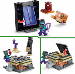 Конструктор Minecraft 21584 Путешествие в портал Нижнего мира и Края. Nether & End Portal Journey - Фото 9