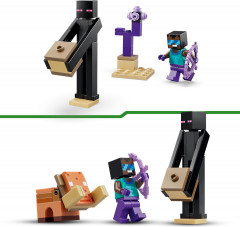 Конструктор Minecraft 21584 Путешествие в портал Нижнего мира и Края. Nether & End Portal Journey - Фото 10