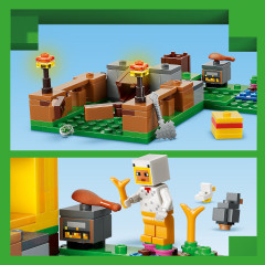 Конструктор Minecraft 21585 Куриная ферма. Chicken Farm - Фото 6
