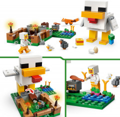 Конструктор Minecraft 21585 Куриная ферма. Chicken Farm - Фото 8