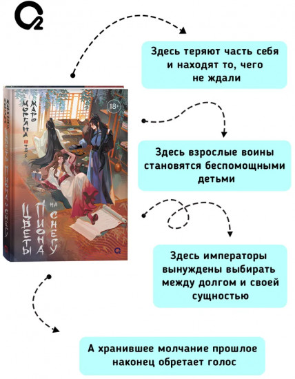 Цветы пиона на снегу. Том 5