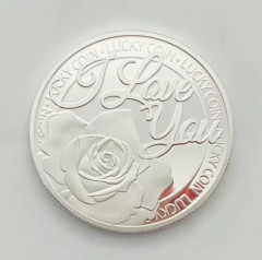 Сувенирная монета «I love you» - Фото 1