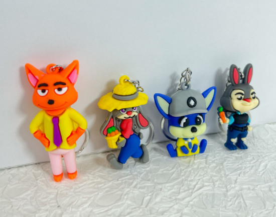 Подарочный набор брелков «Зверополис»