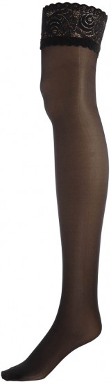 Чулки женские с ажурной резинкой «Afoso»