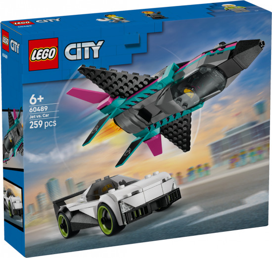Конструктор LEGO® 60489 Самолет против автомобиля