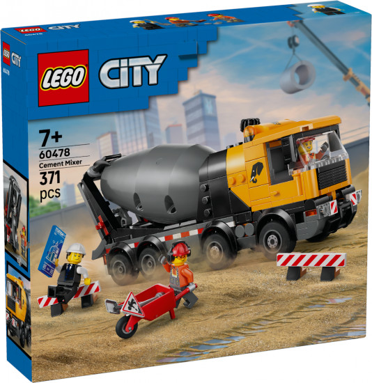 Конструктор LEGO® 60478 Бетономешалка