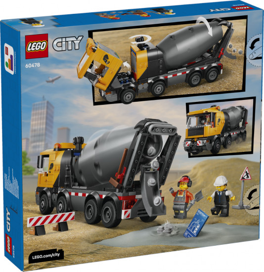 Конструктор LEGO® 60478 Бетономешалка