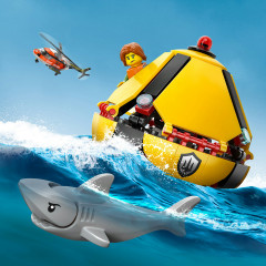 Конструктор City 60503 Вертолет береговой охраны. Coast Guard Helicopter - Фото 11