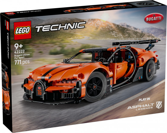 Конструктор LEGO® 42222 Гиперкар Bugatti Chiron Pur Sport