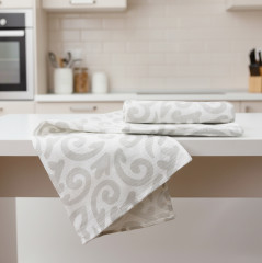 Комплект вафельных полотенец - Фото 6