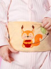 Пояс-разогрелка с вишнёвыми косточками «Вишнёвый сон. Бельчонок» - Фото 16