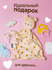 Игрушка-комфортер для сна с держателем для соски «Мишка Барни» - Фото 4