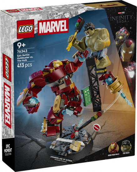 Конструктор LEGO® 76343 Эпическая битва: Халкбастер против Халка