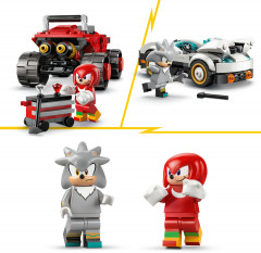 Конструктор Sonic the Hedgehog 77118 Автомобиль Сильвера против монстр-трака Наклса. Silver's Car vs. Knuckles' Monster Truck - Фото 5