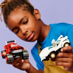 Конструктор Sonic the Hedgehog 77118 Автомобиль Сильвера против монстр-трака Наклса. Silver's Car vs. Knuckles' Monster Truck - Фото 6