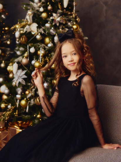 Платье нарядное для девочек с рукавами